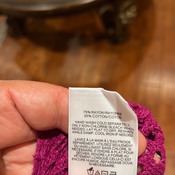 NWT Express Open Stitch Dolman Long Sleeve Sweater - Picture 4 of 7